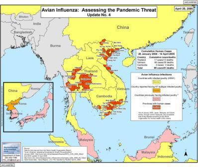 avain flu map